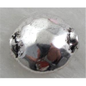 Tibetan Silver Spacers Non-Nickel, 11mm dia, 6mm thin [NN8585]