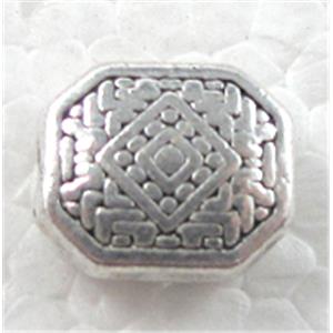 Tibetan Silver Spacer Non-Nickel, 10x11mm, 4.5mm thick [NN8727]