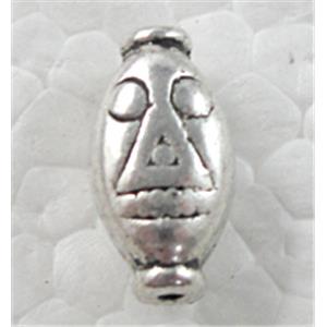 Tibetan Silver Spacer Non-Nickel, 6.5x12.5mm [NN8746]