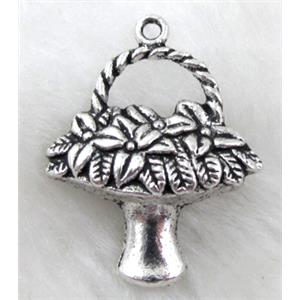 Tibetan Silver pendant non-nickel, 23x30mm [NN8784]