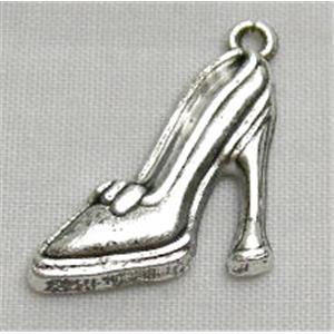 Tibetan Silver Shoes Pendant Non-Nickel, 20mm wide, 17mm high [NN8854]