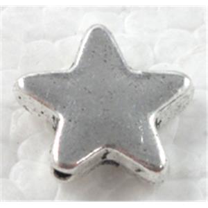 Tibetan Silver Star Non-Nickel, 14mm dia, 4mm thick [NN8966]