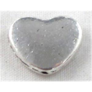Tibetan Silver Heart Spacer Non-Nickel, 13.5x11mm [NN8967]