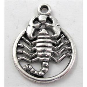 Tibetan Silver scorpion pendant Non-Nickel, 20x26mm [NN8970]