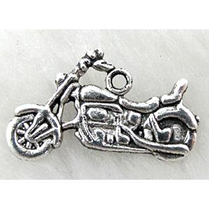 Tibetan Silver motorcycle pendants Non-Nickel, 24x15mm [NN9046]