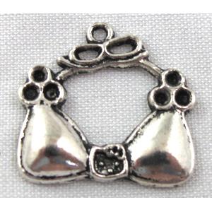Tibetan Silver pendants, Non-Nickel, 23x23mm [NN9081]