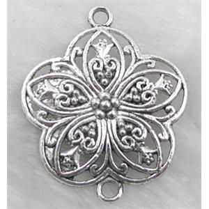 Connector, tibetan silver Non-Nickel, 32mm dia [NN9354]