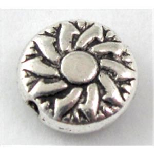 Tibetan Silver Spacers Non-Nickel, 11mm dia [NN9600]