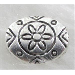 Tibetan Silver Spacers Non-Nickel, 9x11mm,3mm thin [NN9756]