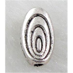 Tibetan Silver Spacers Non-Nickel, 5.5x9.5mm,3mm thin [NN9913]