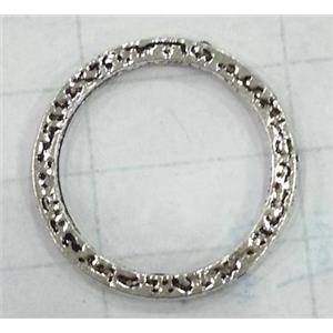 tibetan silver ring connector non-nickel, approx 25mm dia [NNM0520]