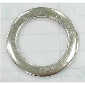 tibetan silver ring connector non-nickel, approx 34mm dia [NNM0528]