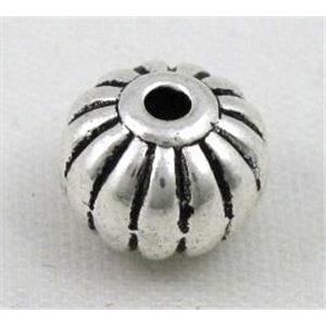 tibetan silver beads non-nickel, approx 7x9mm [NNM2202]