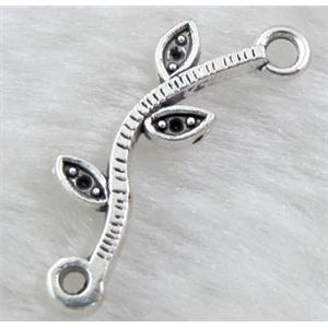 branch connector, tibetan silver Non-Nickel, 27mm length [NNSM0808]