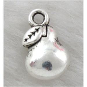 Tibetan Silver pendant non-nickel, 7x12mm [NNSM10011]