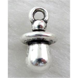 Tibetan Silver pendant non-nickel, 7x13mm [NNSM10015]