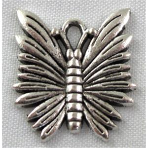 Tibetan Silver Animal pendant, Non-Nickel, 22x25mm [NNSM1388]