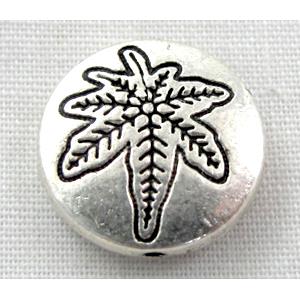Tibetan Silver Spacers Non-Nickel, 12mm dia [ZN28126]