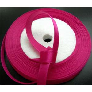 Satin Ribbon, hot-pink, 7mm wide, 22m per roll [JTSSR7MM10-27#]