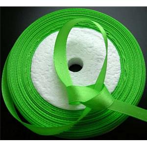 Spring Green Satin Ribbon, 7mm wide, 22m per roll [JTSSR7MM11-115#]