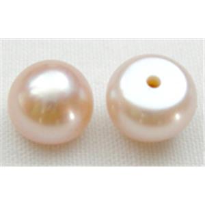 Freshwater Pearl Cabochon, Lt.Purple, half-drilled, approx 6-6.5mm dia [PAHRH03-6065]