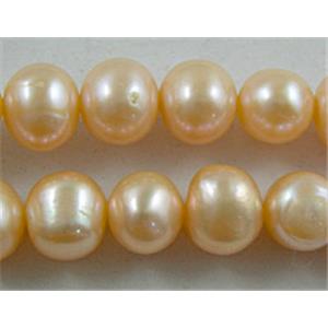 15 inches string of freshwater Pearl Beads, round, pink, approx 4-5mm dia,15 inch length [PARD02S4-5]