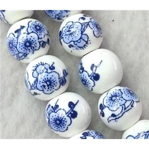 round Porcelain beads, approx 12mm dia [POP45-12MM]