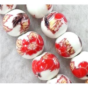 round Porcelain beads, approx 10mm dia [POP52-10MM]