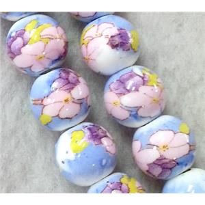 round Porcelain beads, approx 10mm dia [POP53-10MM]