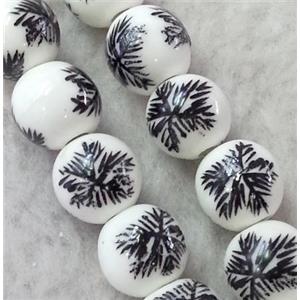 round Porcelain beads, approx 10mm dia [POP54-10MM]