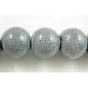 Oriental Porcelain Round Beads, 10mm dia, 40pcs per st [PORC55]