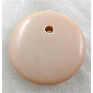 Resin Coin Pendant, 15mm dia, approx 3400pcs [PSA044C02]