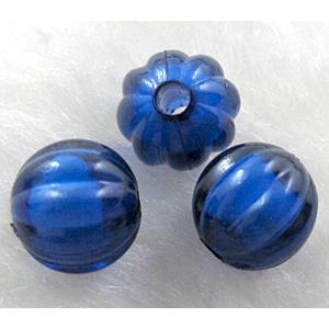 Round Acrylic Bead,Transparent, Deep blue, 16mm dia [PSAC04C11-16MM]