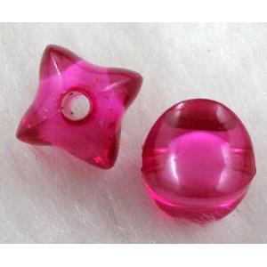 Acrylic Bead,Transparent, 9x9mm, approx 2000pcs [PSAC05C04]