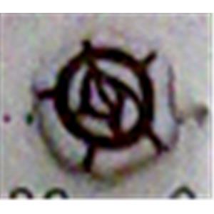 Antique Style red plastic bead, flower, 11mm dia, approx 1900pcs [PSAS2189]