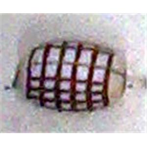 Antique Style red plastic bead, tube, 8x10mm, approx 1300pcs [PSAS2204]