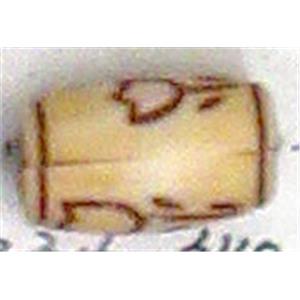 Antique Style red plastic bead, 12x19mm,hole:6mm, approx 300pcs [PSAS2316]