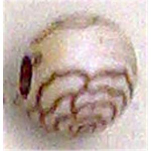 Antique Style red plastic bead, round, 14mm dia, approx 350pcs [PSAS2342]