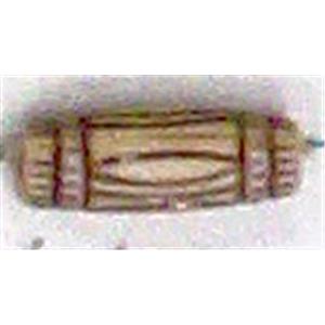 Antique Style red plastic bead, tube, 6x18mm, approx 1000pcs [PSAS4655]