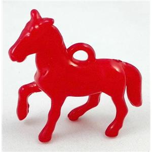 resin pendant, horse, approx 40x40mm, 190pcs [PSLT30]