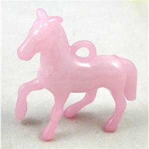 resin pendant, horse, approx 40x40mm, 190pcs [PSLT34]