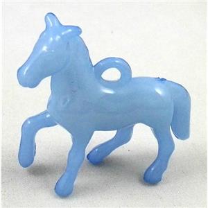 resin pendant, horse, approx 40x40mm, 190pcs [PSLT35]