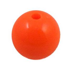 jelly round resin bead, red, 16mm dia, approx 200pcs [PSR16]