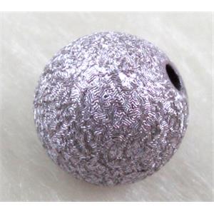 resin bead, round, matte, purple, 16mm dia, approx 250pcs [PSR24P9286C05-16MM]