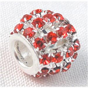 bead with middle east rhinestone, 10x12mm, 5mm hole [RBCH13]
