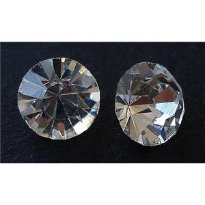 middle-east Rhinestone, crystal diamond, clear, 1.9-2.0mm dia, 144pcs per gross [RBDD02-SS65]
