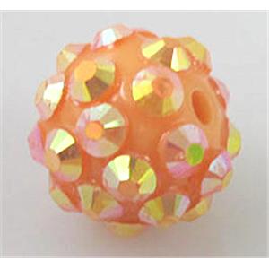 Round crystal rhinestone bead, 16mm dia [RSBARB036-16MM]