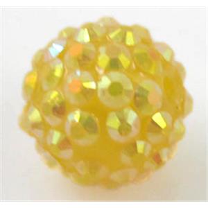 Round crystal rhinestone bead, 16mm dia [RSBARB037-16MM]