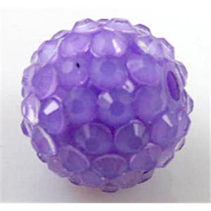 Round crystal rhinestone bead, 16mm dia [RSBARB044-16MM]