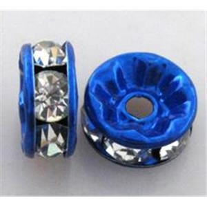 rondelle Rhinestone, middle-east Rhinestone, blue, approx 12mm [RSBARD29-12MM]